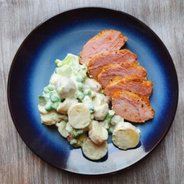 Svinefilet med kartoffelsalat