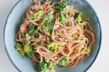 pasta m. bacon og broccoli