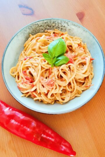 one pot pasta peberfrugt