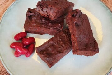 Brownie med kidneybønner