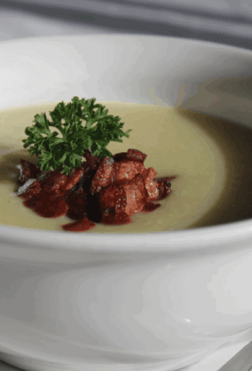 Kartoffel-porresuppe