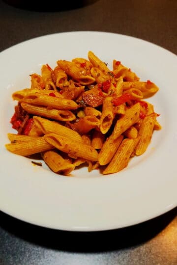 Pasta med chorizo