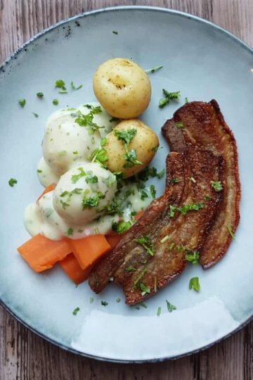 Stegt flæsk med persillesauce