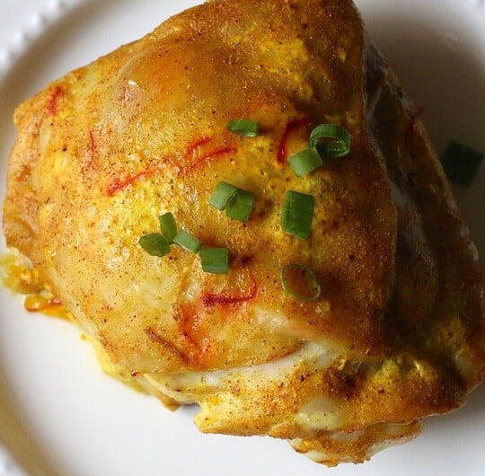 Kyllingeoverlår i ovnen med grøntsager