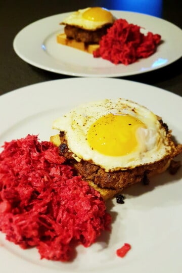 Sund pariserbøf med spejlæg