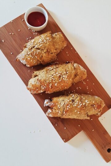 sunde-pølsehorn-på bræt