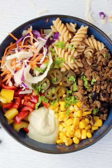 mexicansk pastasalat