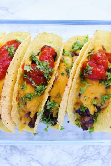 taco sorte bønner
