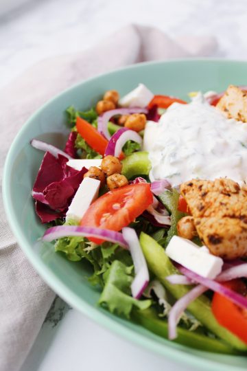 gyros salat
