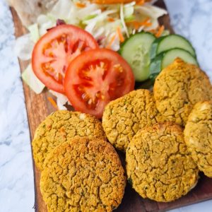 Ovnbagte falafler