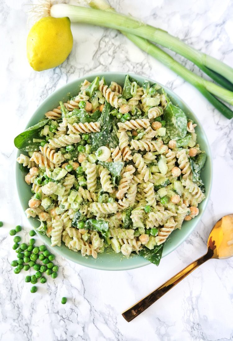 green goddess pastasalat