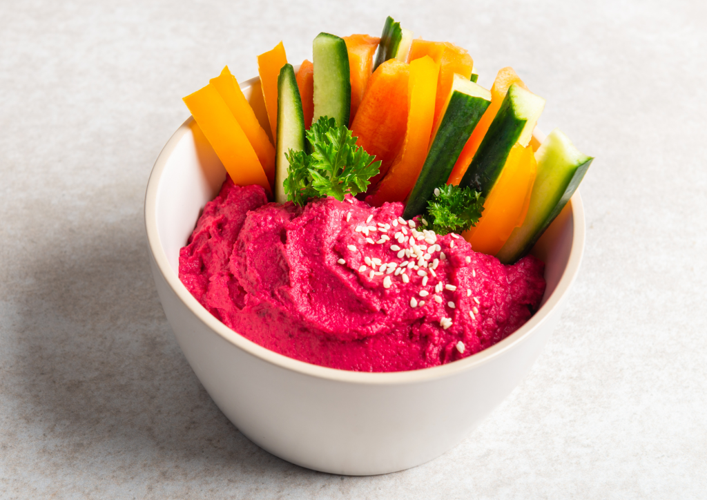 Humus Rood Rødbedehummus - Sund på budget